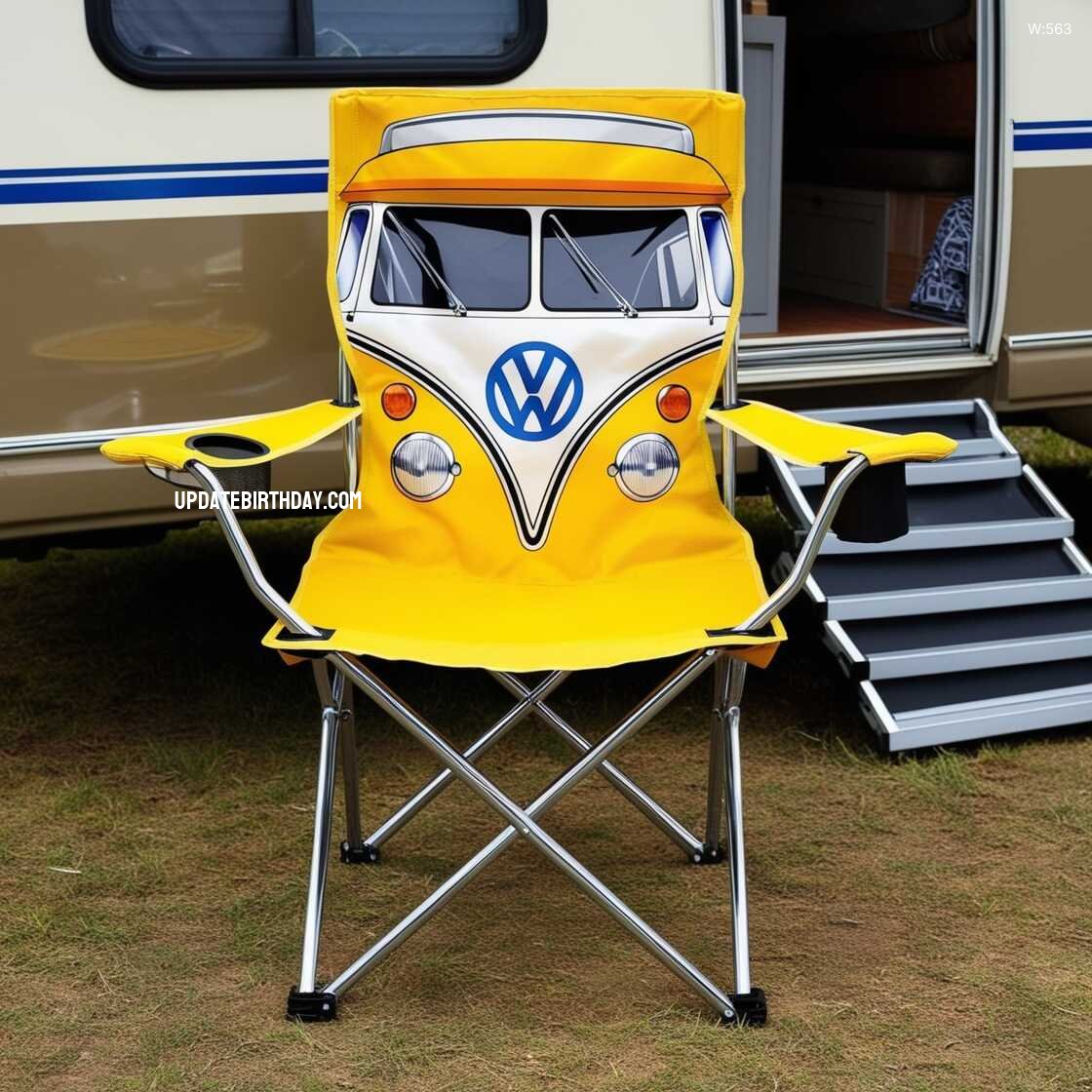 Information about the famous person Upgrade Your Camping Gear with a VW Bus Inspired Camping Chair