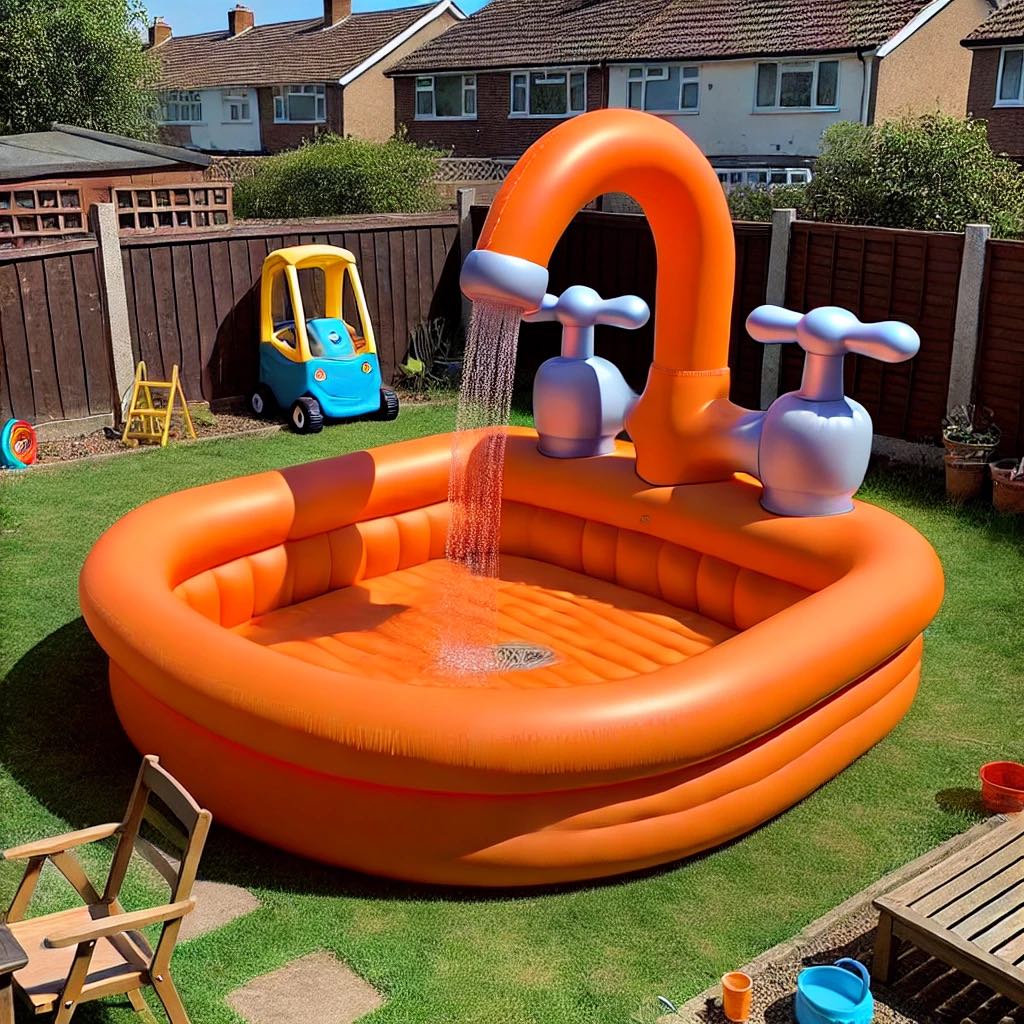 Information about the famous person The Ultimate Summer Splash: Water Tap-Inspired Inflatable Swimming Pool