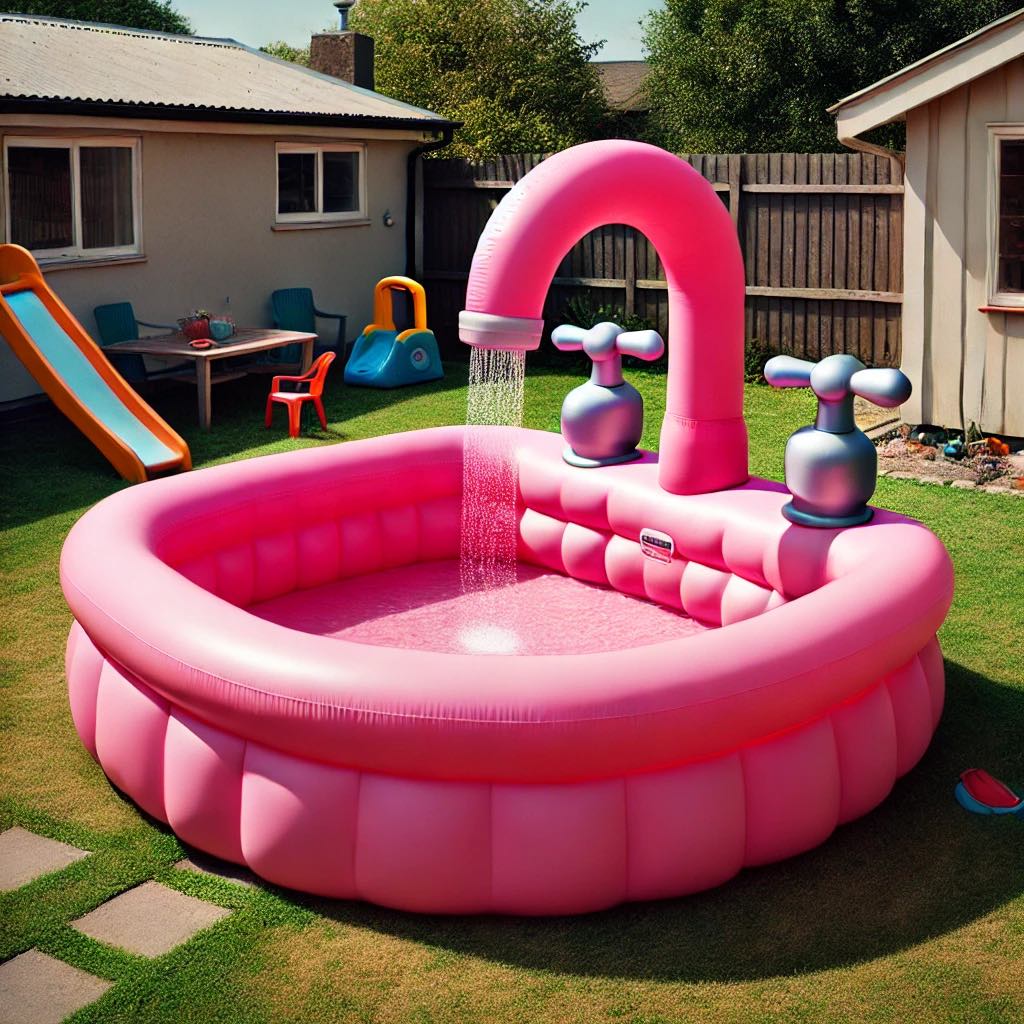 Information about the famous person The Ultimate Summer Splash: Water Tap-Inspired Inflatable Swimming Pool