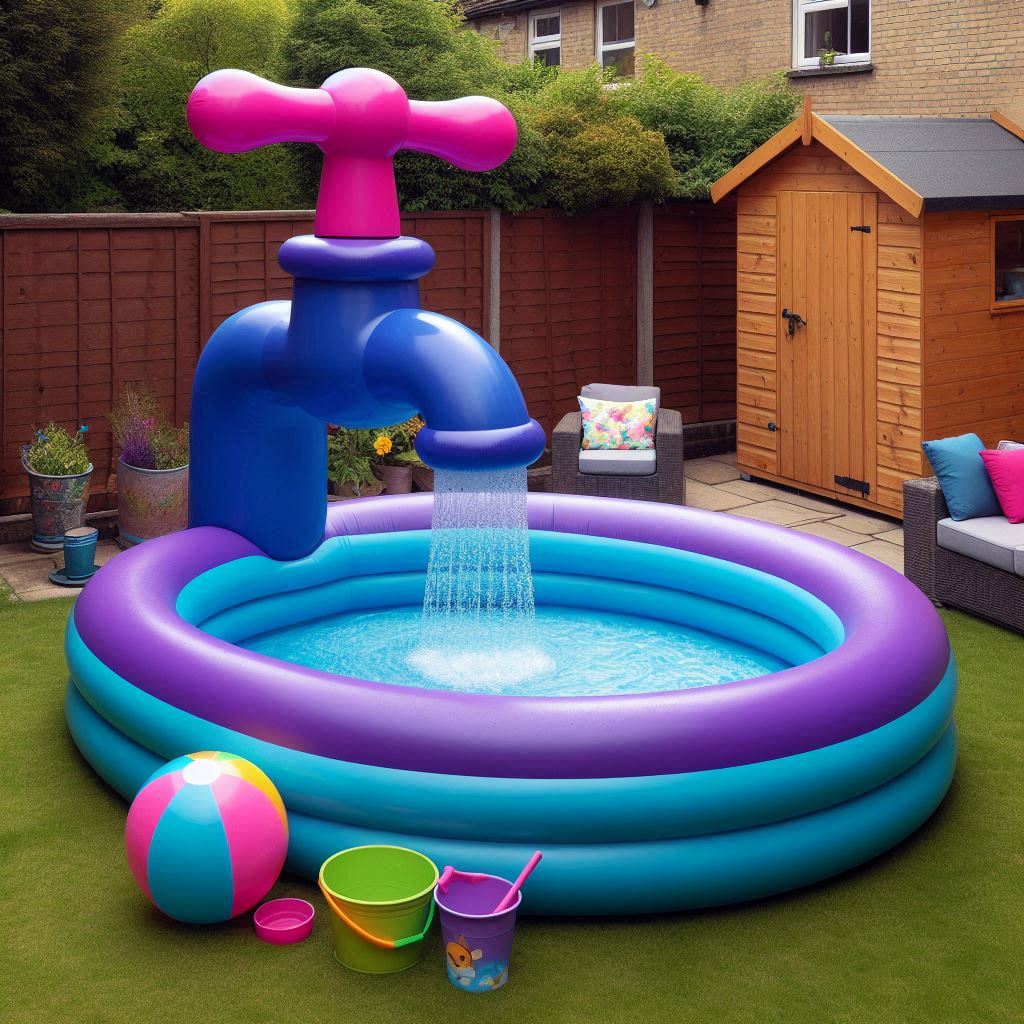 Information about the famous person The Ultimate Summer Splash: Water Tap-Inspired Inflatable Swimming Pool