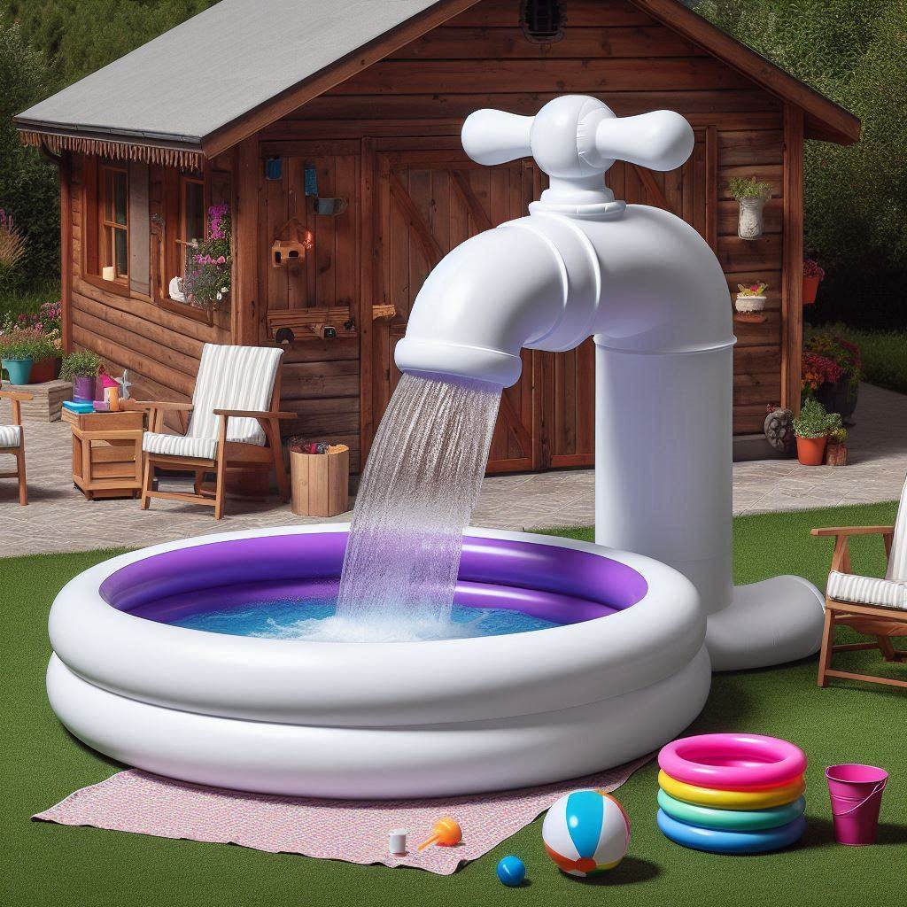 Information about the famous person The Ultimate Summer Splash: Water Tap-Inspired Inflatable Swimming Pool