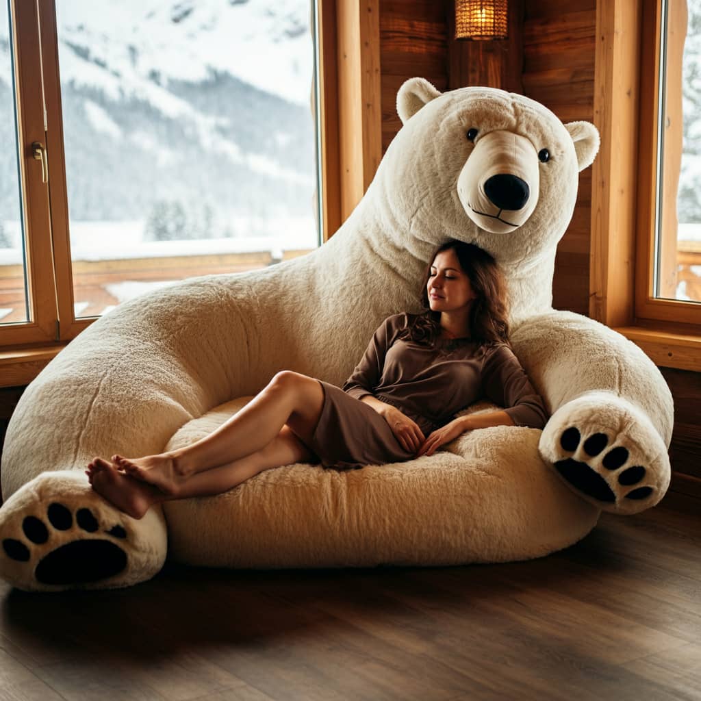 Information about the famous person Cozy and Fun: Enhance Your Space with a Bear Shaped Lounger for Ultimate Comfort