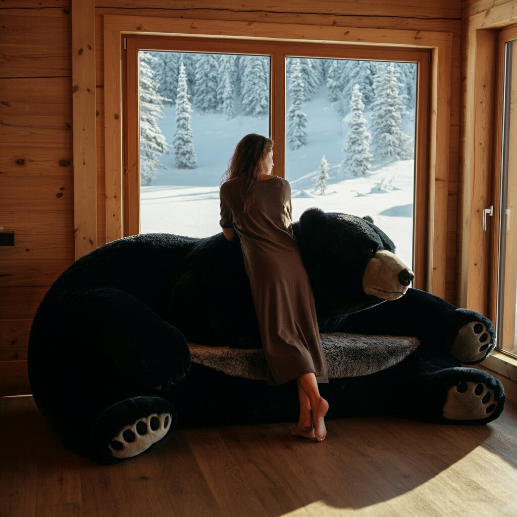 Information about the famous person Cozy and Fun: Enhance Your Space with a Bear Shaped Lounger for Ultimate Comfort