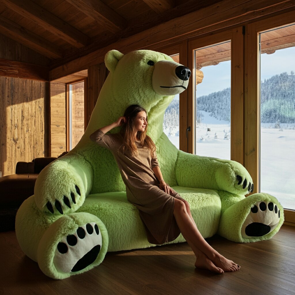 Information about the famous person Cozy and Fun: Enhance Your Space with a Bear Shaped Lounger for Ultimate Comfort