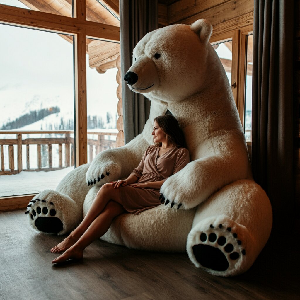 Information about the famous person Cozy and Fun: Enhance Your Space with a Bear Shaped Lounger for Ultimate Comfort