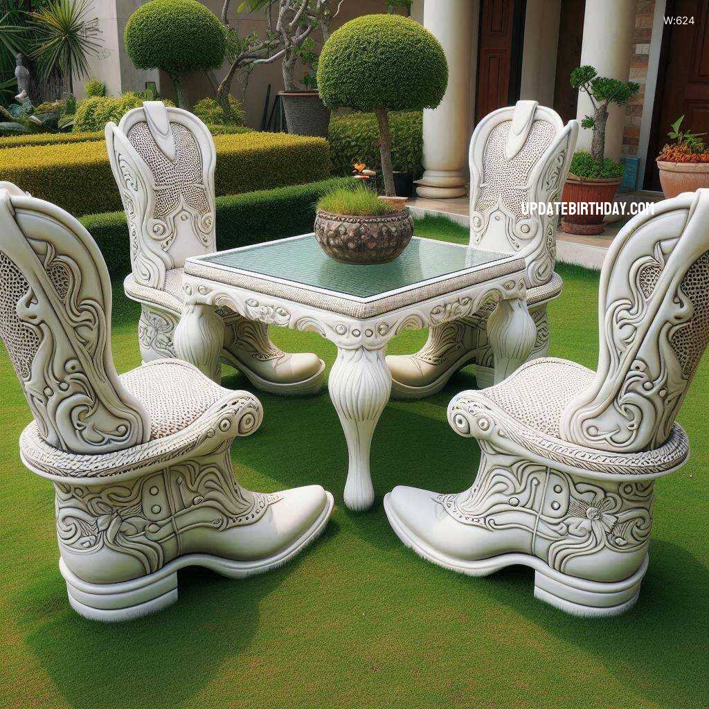 Information about the famous person Step Up Your Outdoor Decor with Boots-Themed Patio Sets