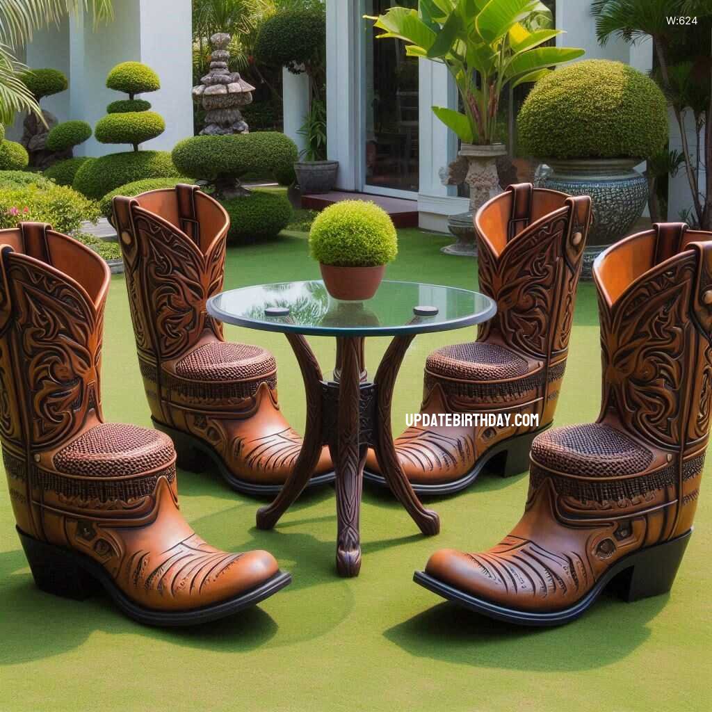 Information about the famous person Step Up Your Outdoor Decor with Boots-Themed Patio Sets