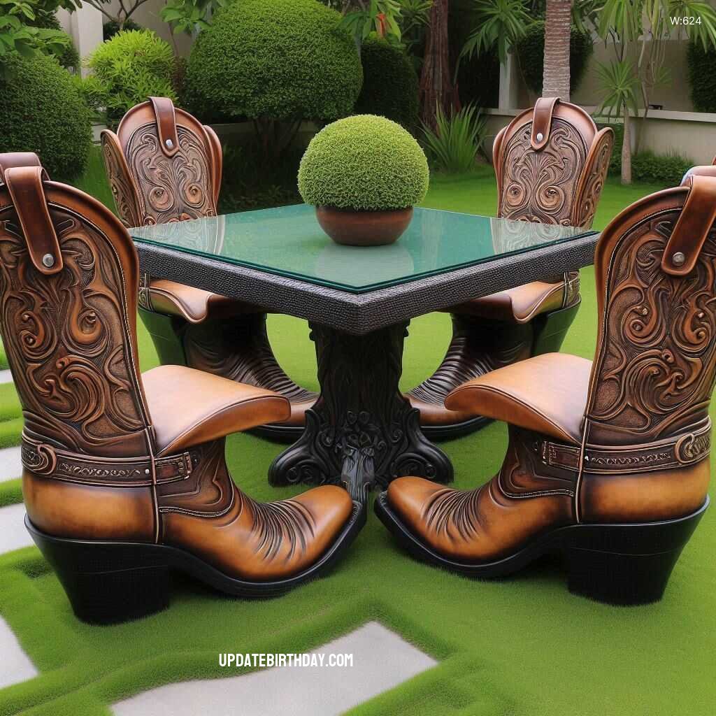 Information about the famous person Step Up Your Outdoor Decor with Boots-Themed Patio Sets