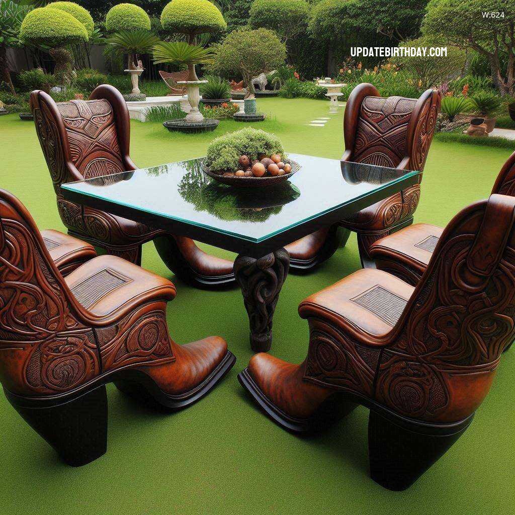 Information about the famous person Step Up Your Outdoor Decor with Boots-Themed Patio Sets