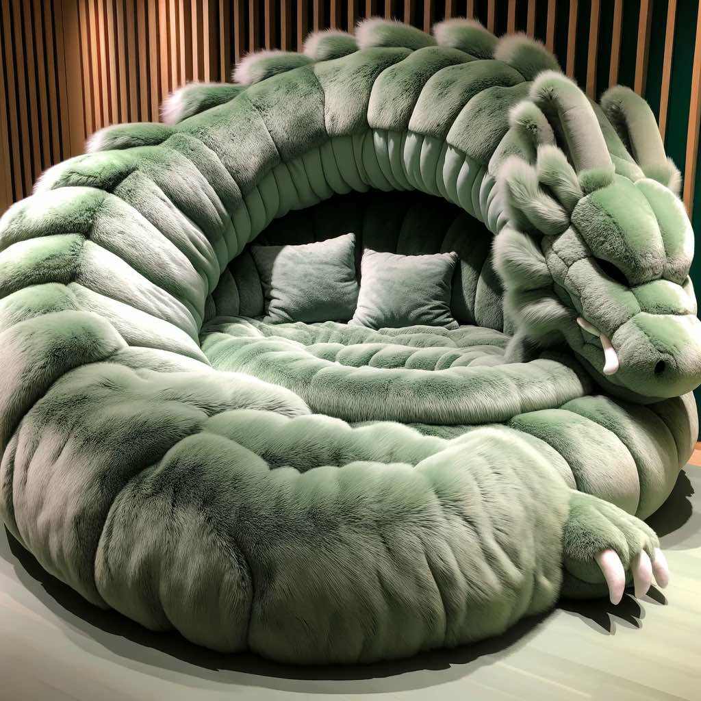 Information about the famous person Relax in Style with a Giant Dragon Shaped Lounger: The Ultimate Fantasy Furniture Piece