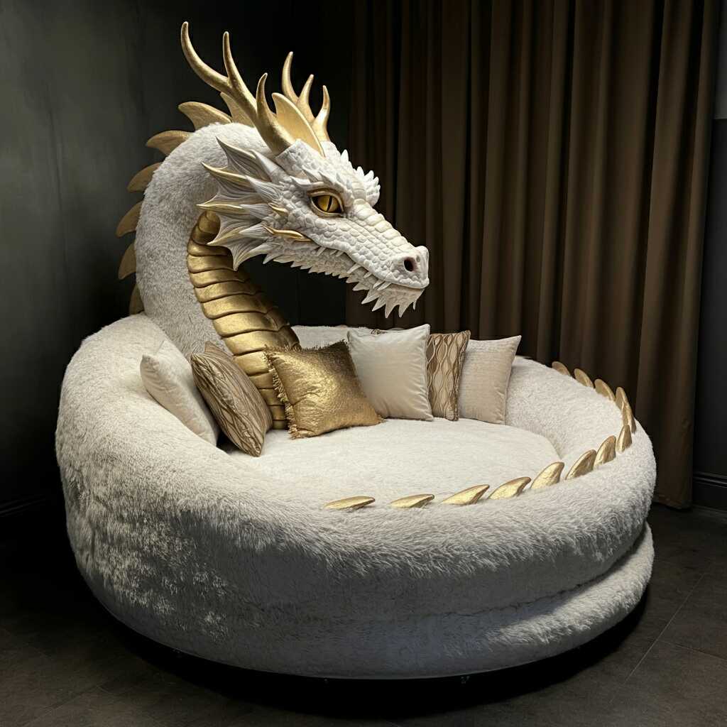 Information about the famous person Relax in Style with a Giant Dragon Shaped Lounger: The Ultimate Fantasy Furniture Piece