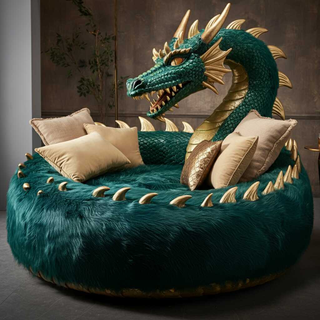 Information about the famous person Relax in Style with a Giant Dragon Shaped Lounger: The Ultimate Fantasy Furniture Piece