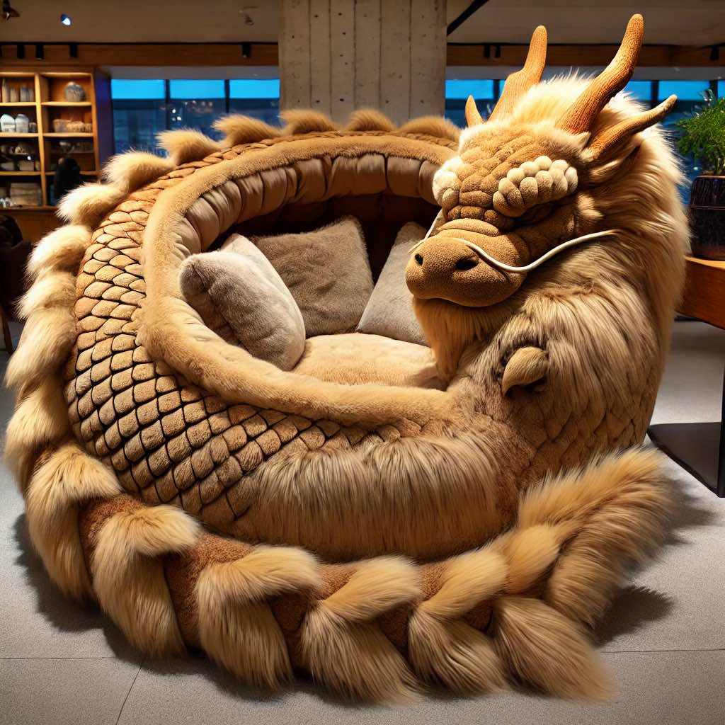 Information about the famous person Relax in Style with a Giant Dragon Shaped Lounger: The Ultimate Fantasy Furniture Piece