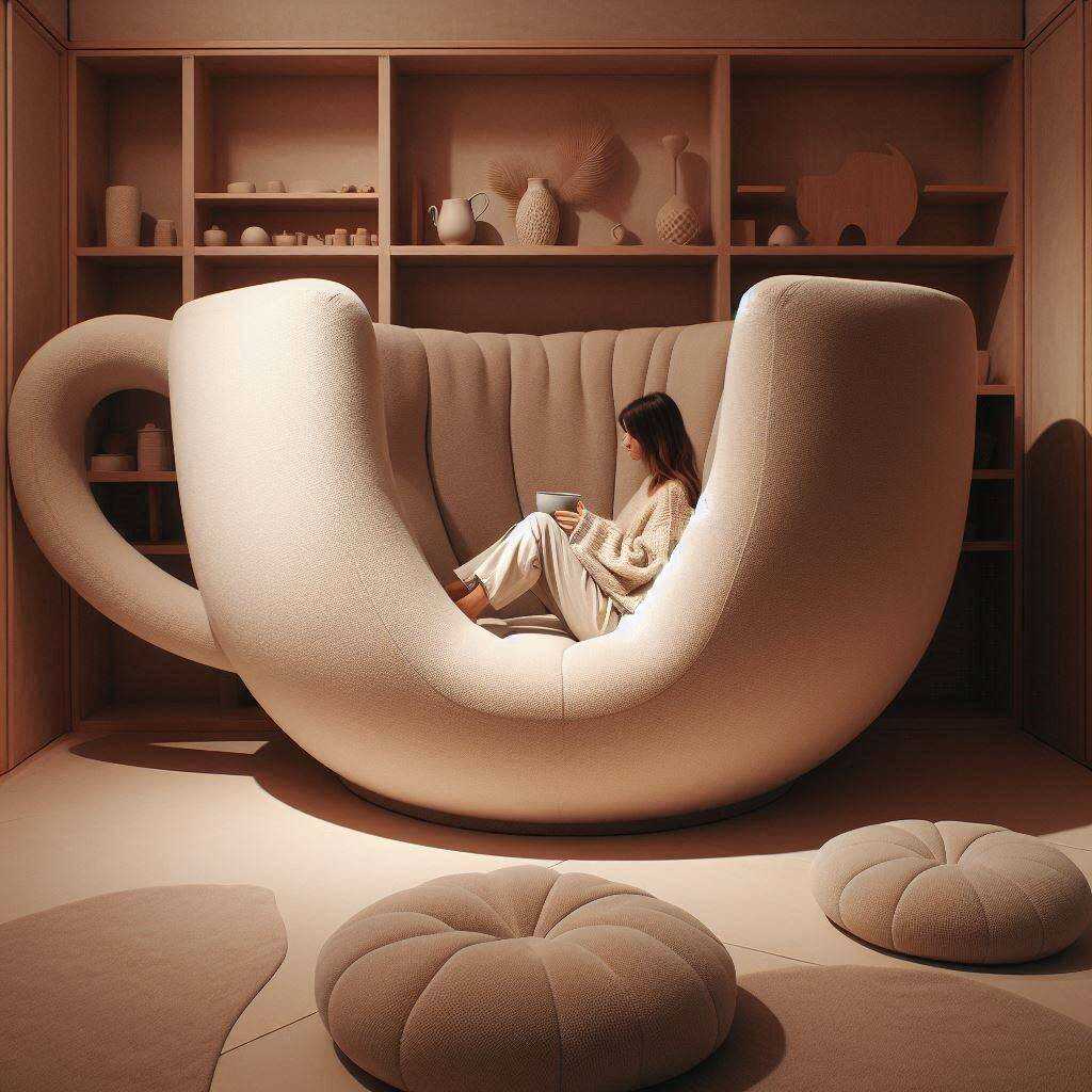 Information about the famous person The Comfort and Style of the Giant Teacup Shaped Lounger