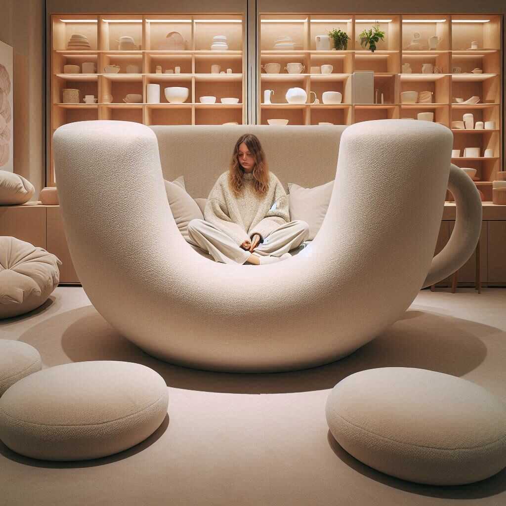 Information about the famous person The Comfort and Style of the Giant Teacup Shaped Lounger