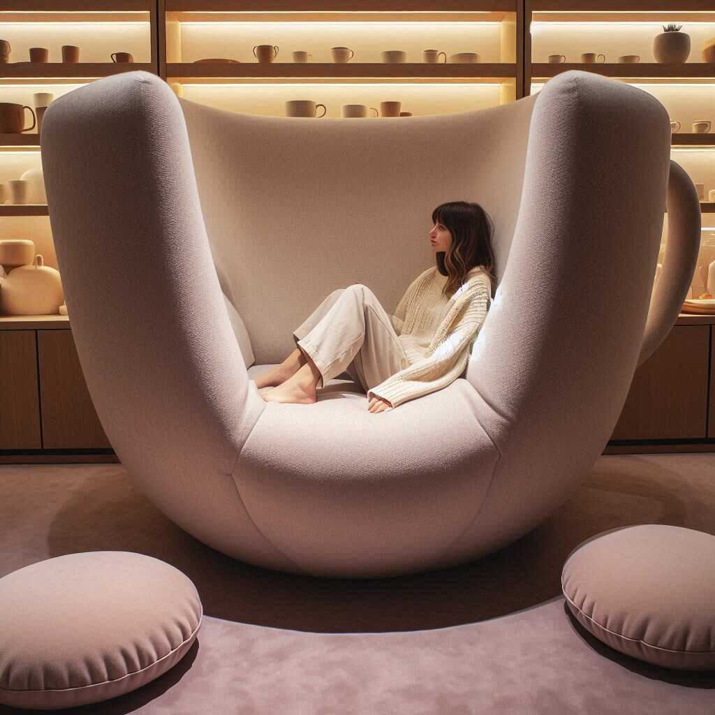 Information about the famous person The Comfort and Style of the Giant Teacup Shaped Lounger