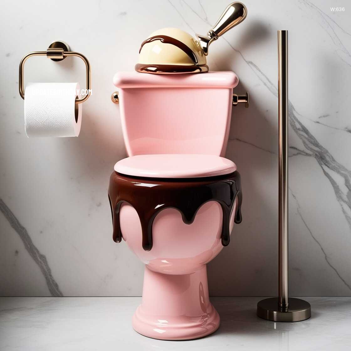 Information about the famous person Upgrade Your Bathroom with a Fun Ice Cream Inspired Toilet Design