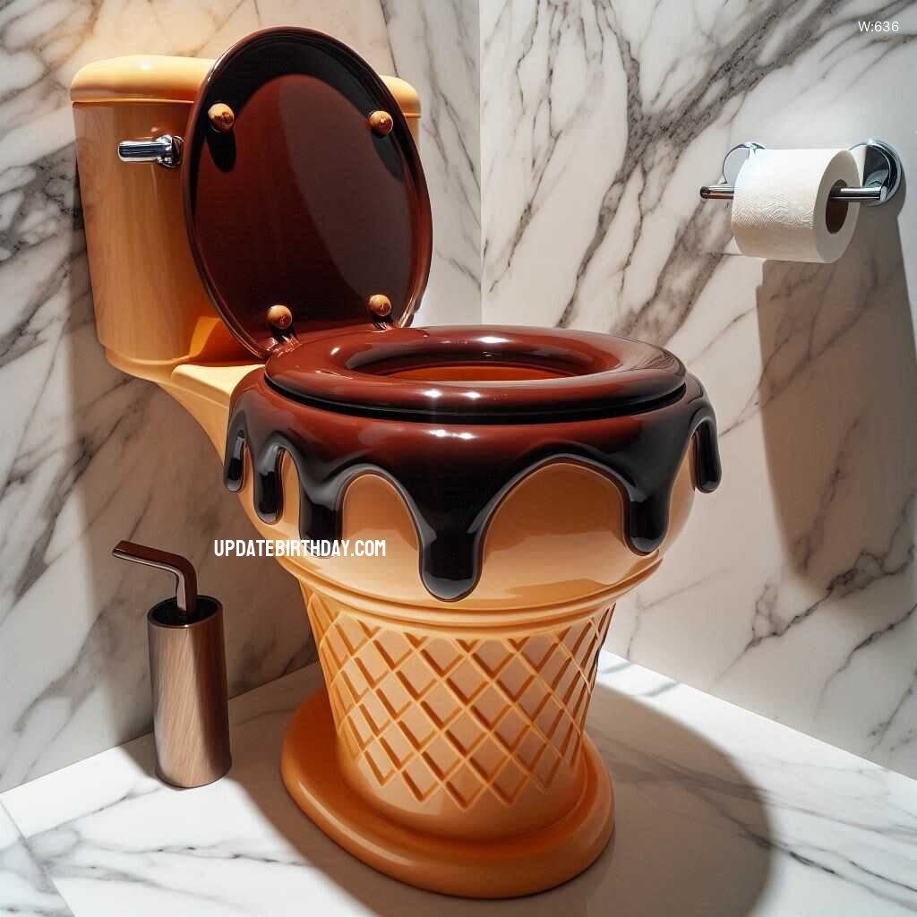 Information about the famous person Upgrade Your Bathroom with a Fun Ice Cream Inspired Toilet Design