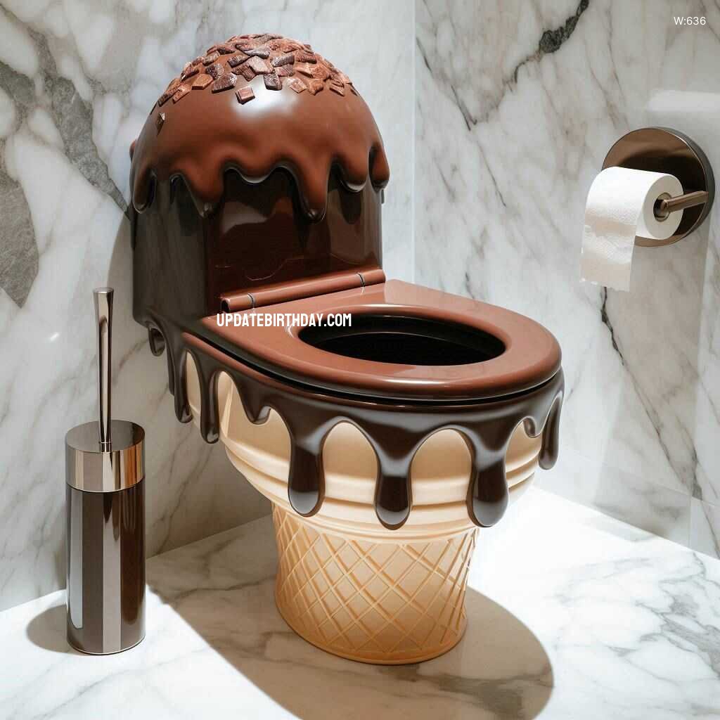 Information about the famous person Upgrade Your Bathroom with a Fun Ice Cream Inspired Toilet Design