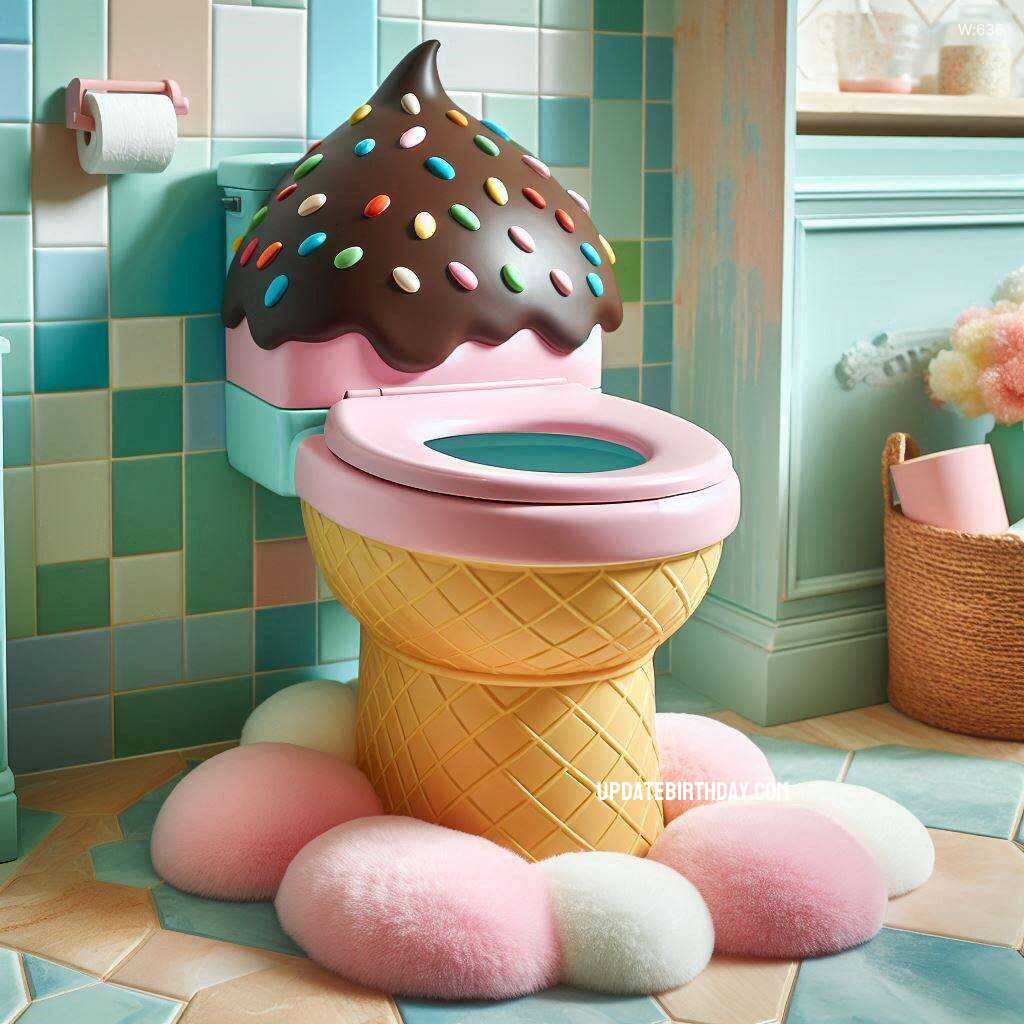 Information about the famous person Upgrade Your Bathroom with a Fun Ice Cream Inspired Toilet Design