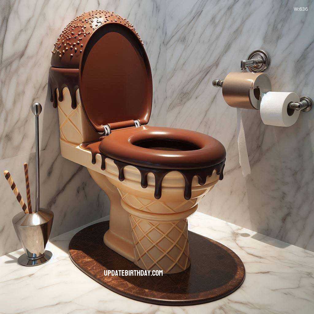 Information about the famous person Upgrade Your Bathroom with a Fun Ice Cream Inspired Toilet Design