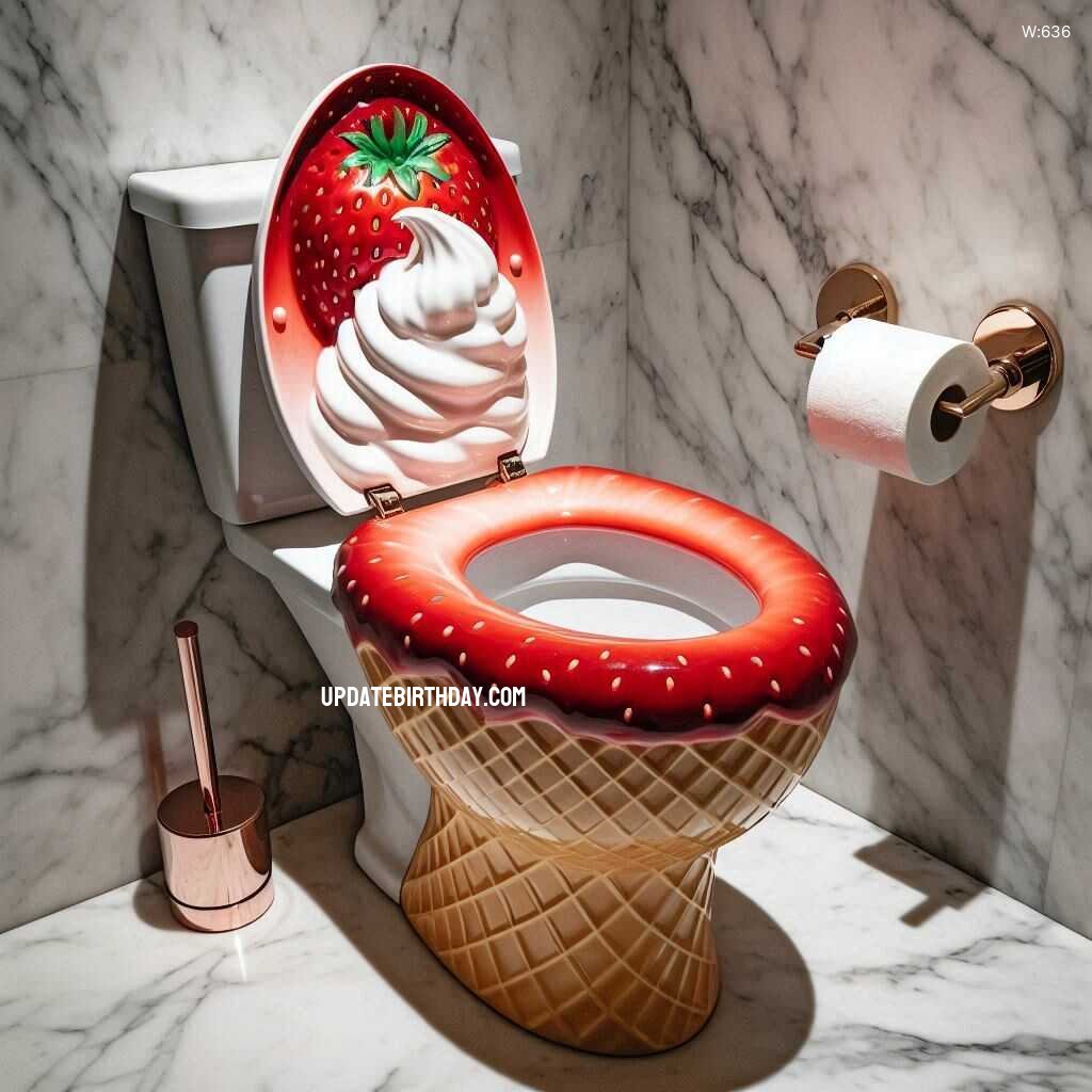 Information about the famous person Upgrade Your Bathroom with a Fun Ice Cream Inspired Toilet Design