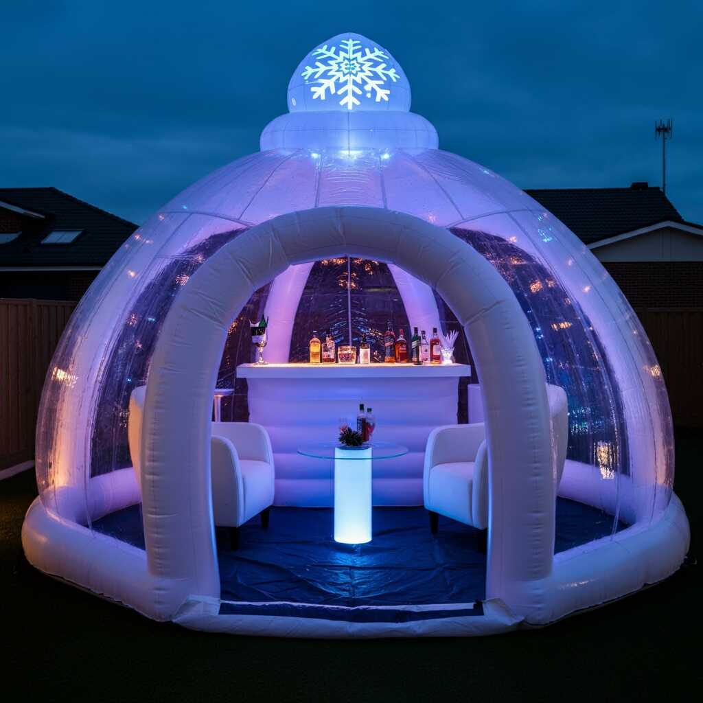 Information about the famous person Chill Out with an Ice Inspired Inflatable Bar: Cool and Stylish Party Essential