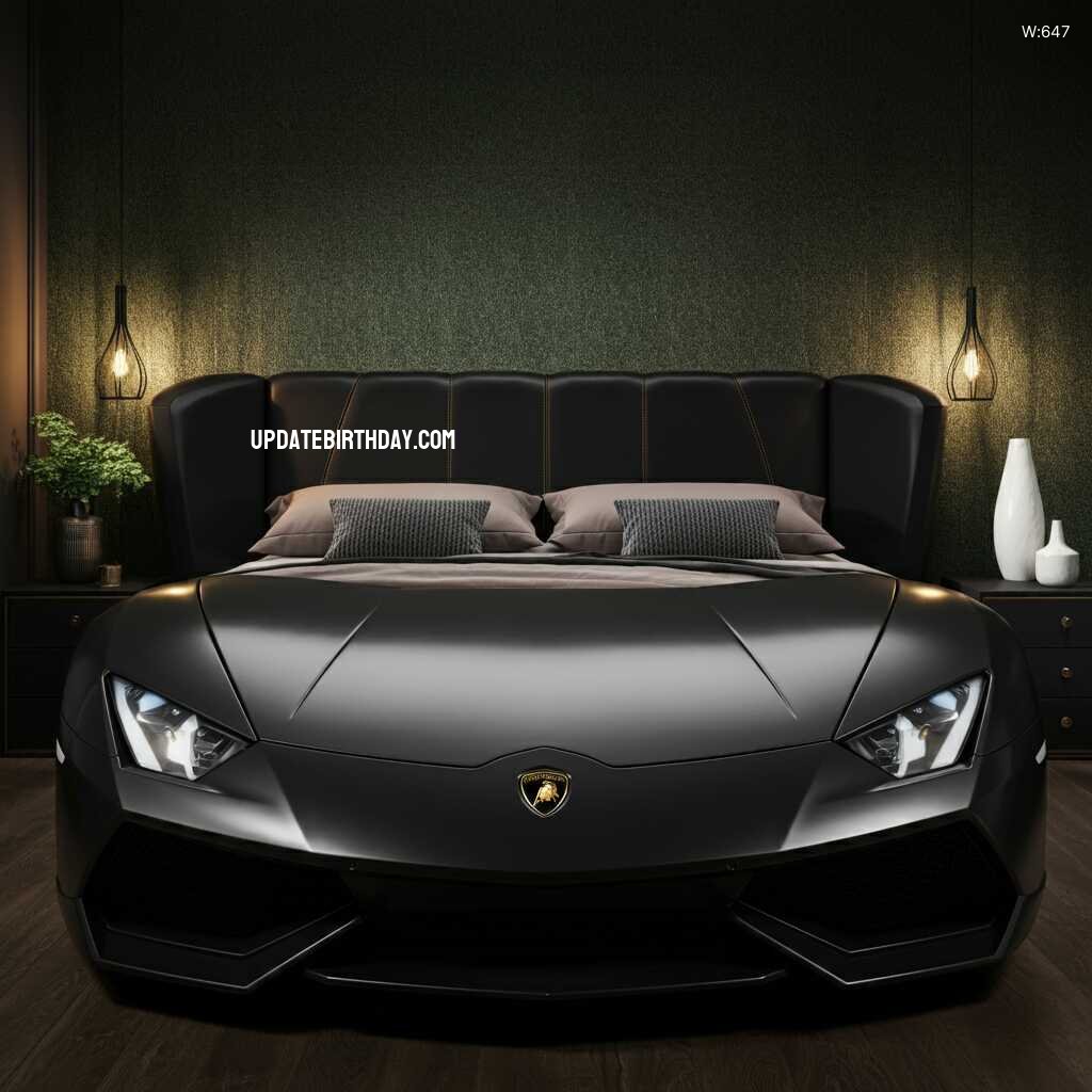 Information about the famous person Luxurious Sleep: The Ultimate Lamborghini Shaped Bed for Car Enthusiasts