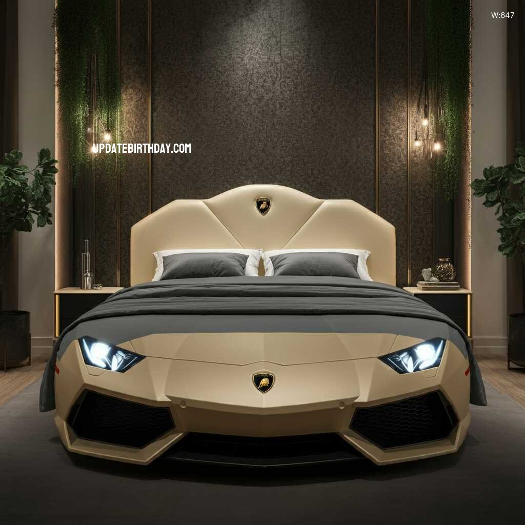 Information about the famous person Luxurious Sleep: The Ultimate Lamborghini Shaped Bed for Car Enthusiasts