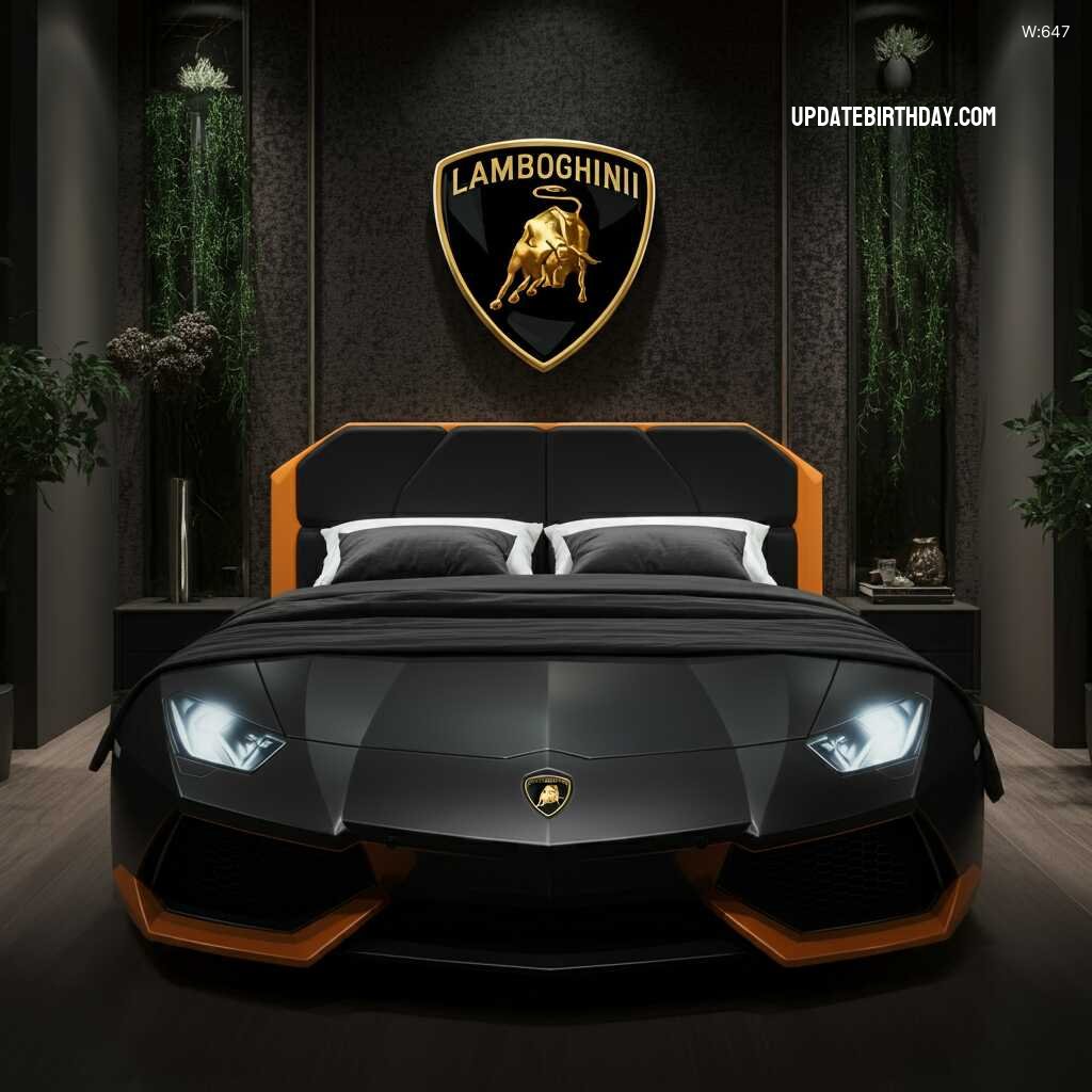 Information about the famous person Luxurious Sleep: The Ultimate Lamborghini Shaped Bed for Car Enthusiasts