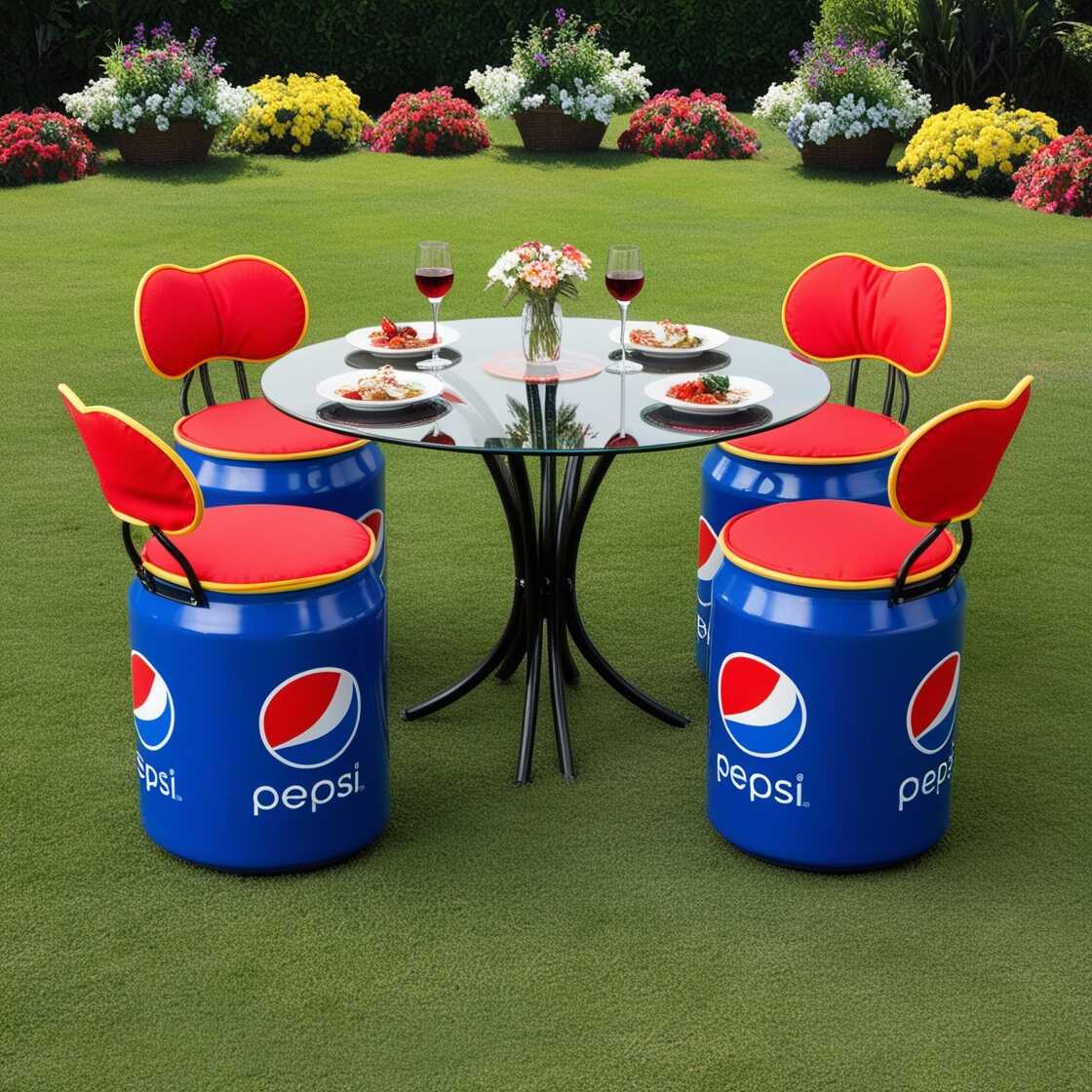 Information about the famous person Elevate Your Outdoor Space with a Soda Can Inspired Dining Set