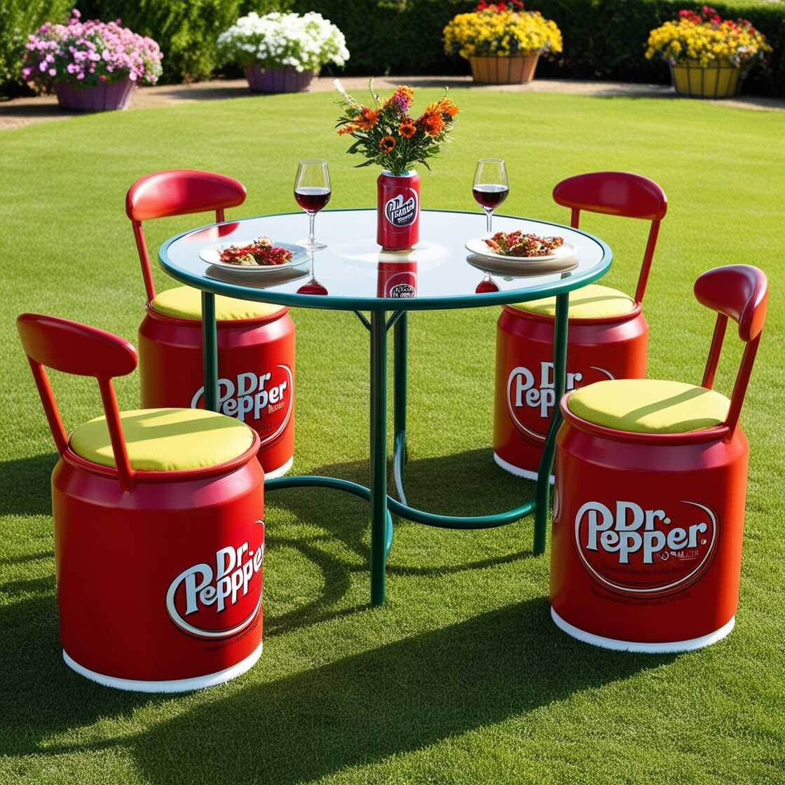 Information about the famous person Elevate Your Outdoor Space with a Soda Can Inspired Dining Set