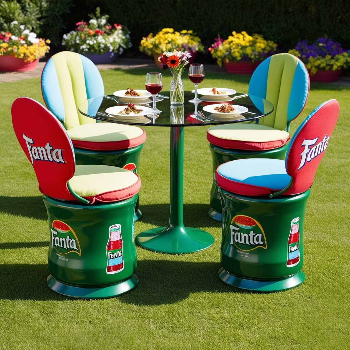 Information about the famous person Elevate Your Outdoor Space with a Soda Can Inspired Dining Set