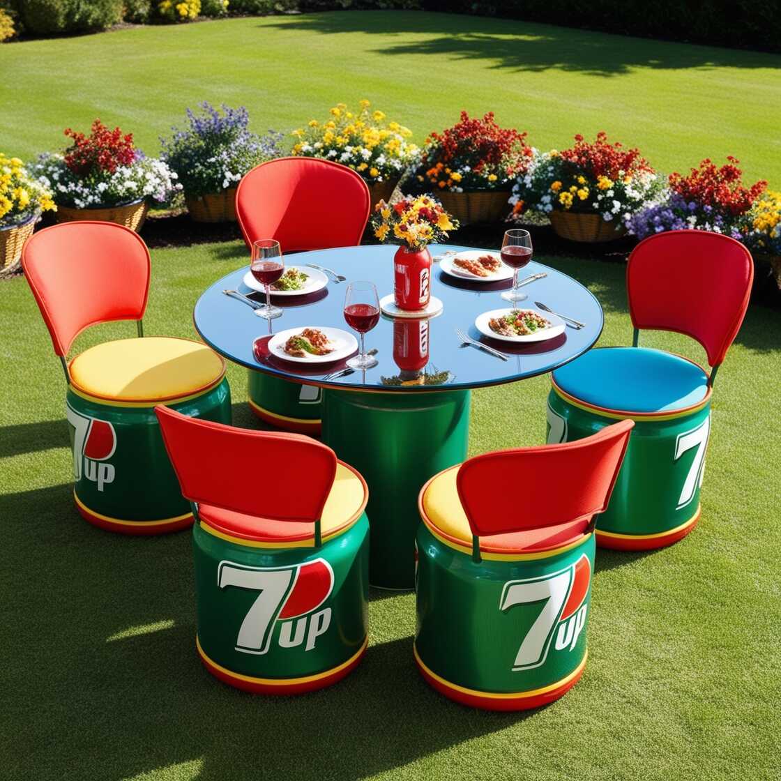 Information about the famous person Elevate Your Outdoor Space with a Soda Can Inspired Dining Set