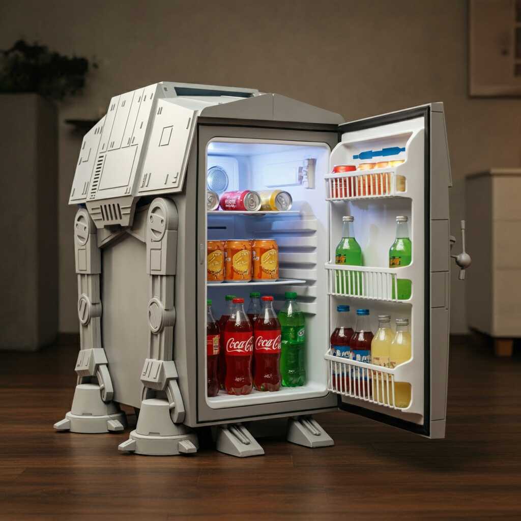 Information about the famous person Upgrade Your Space with a Star Wars Inspired Mini Fridge: The Perfect Galactic Cooler