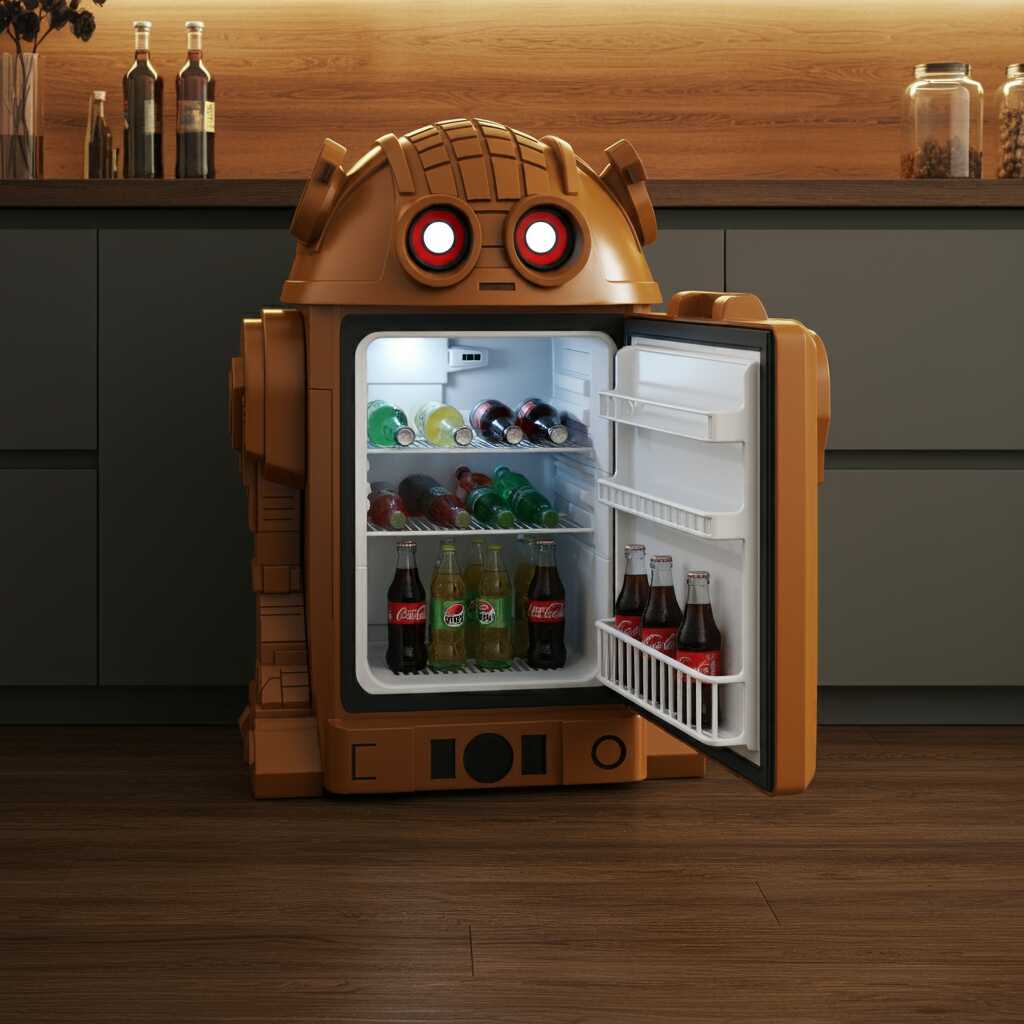 Information about the famous person Upgrade Your Space with a Star Wars Inspired Mini Fridge: The Perfect Galactic Cooler