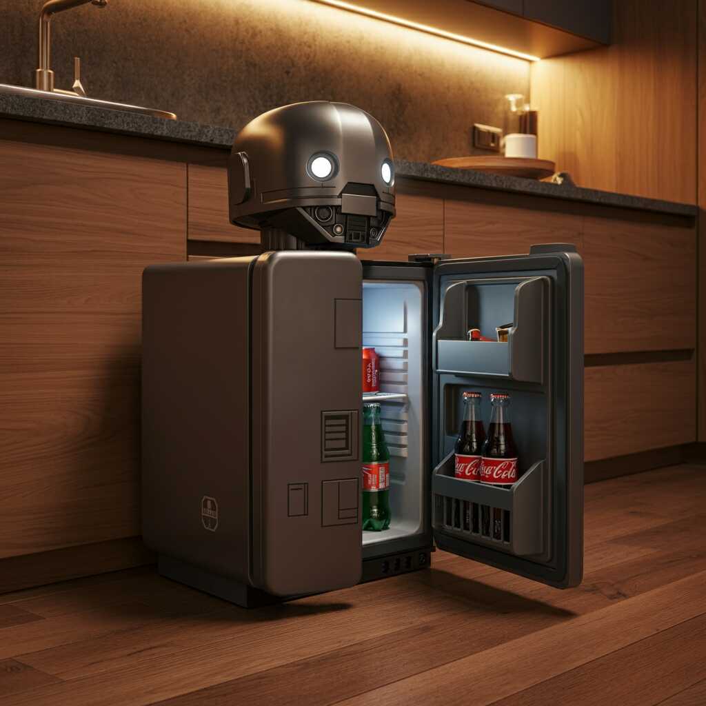 Information about the famous person Upgrade Your Space with a Star Wars Inspired Mini Fridge: The Perfect Galactic Cooler