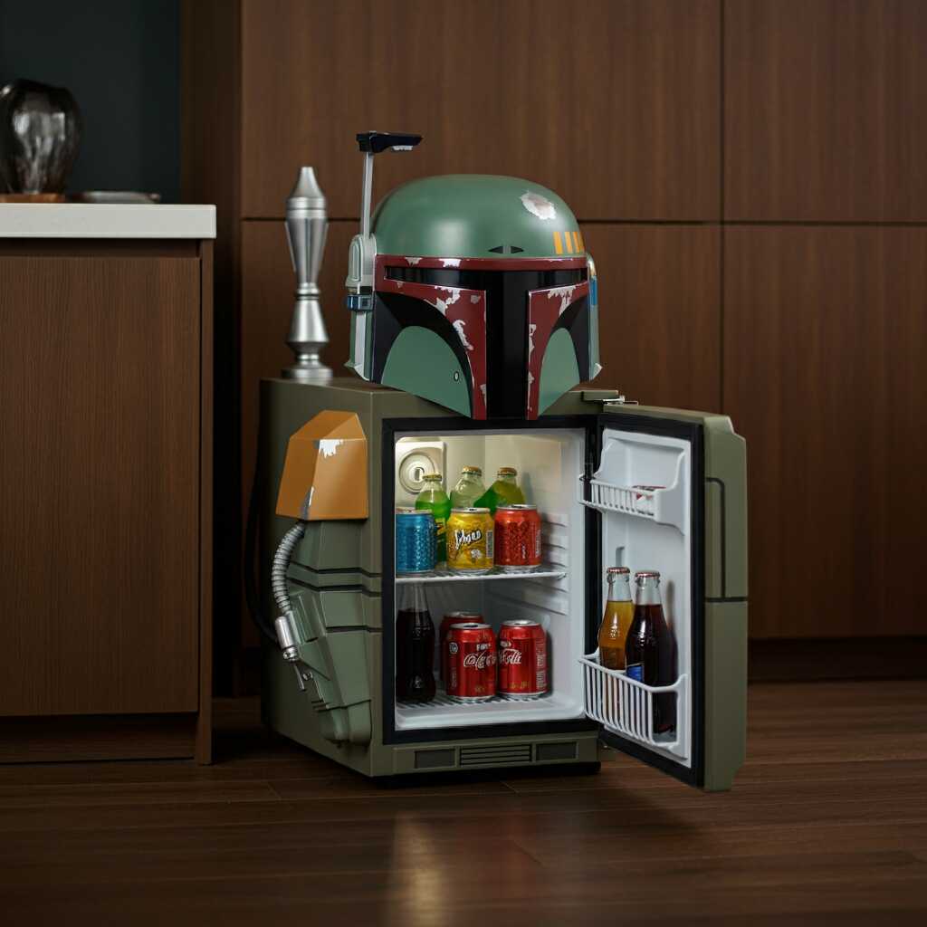 Information about the famous person Upgrade Your Space with a Star Wars Inspired Mini Fridge: The Perfect Galactic Cooler