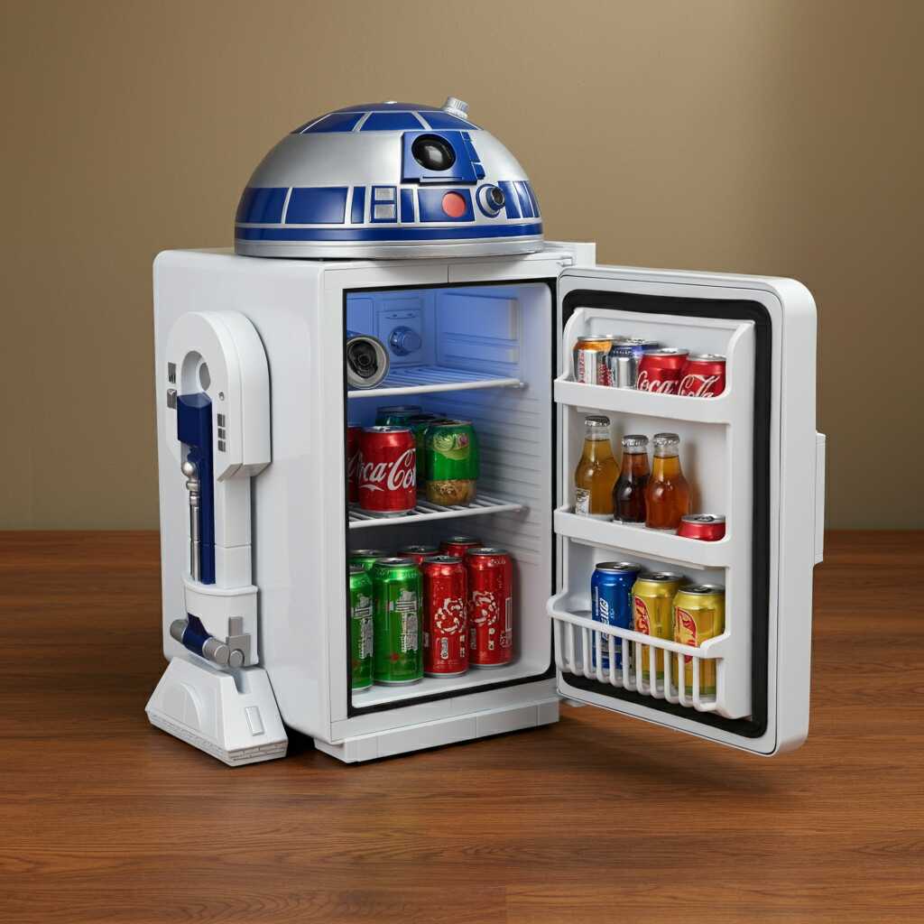 Information about the famous person Upgrade Your Space with a Star Wars Inspired Mini Fridge: The Perfect Galactic Cooler