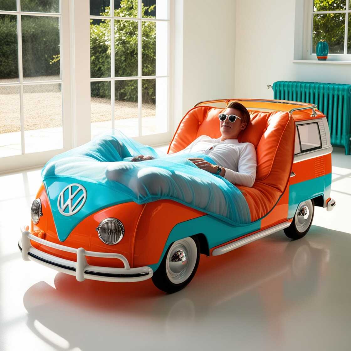 Information about the famous person Relax in Style: The Volkswagen Car Shaped Lounge Chair