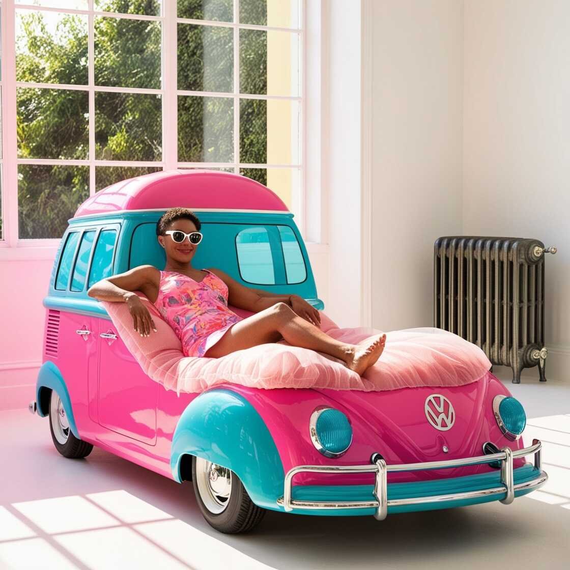 Information about the famous person Relax in Style: The Volkswagen Car Shaped Lounge Chair