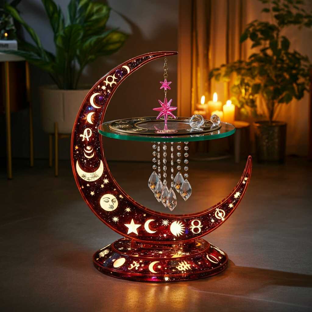 Information about the famous person Add a Touch of Magic to Your Space with a Witch Moon Coffee Table