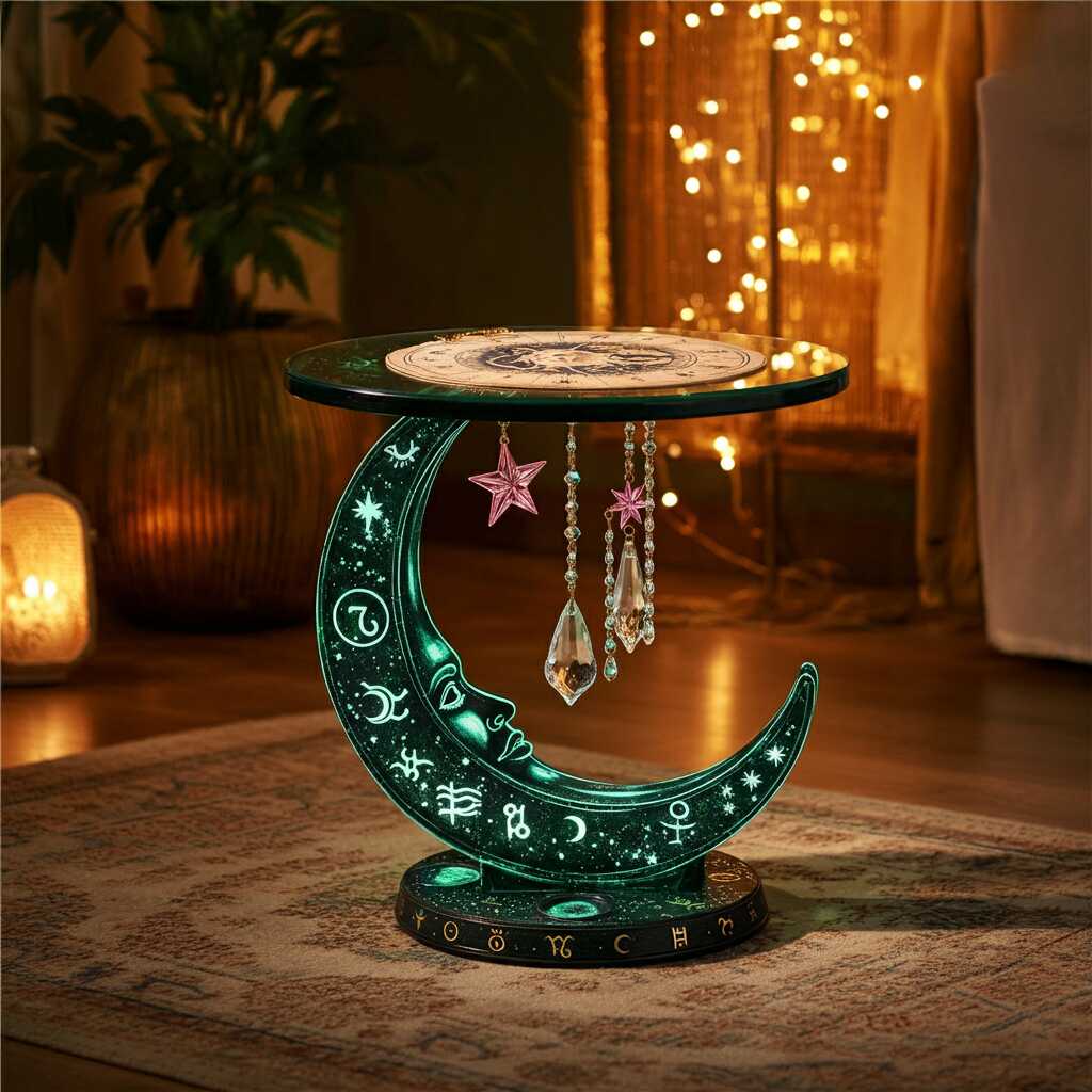 Information about the famous person Add a Touch of Magic to Your Space with a Witch Moon Coffee Table