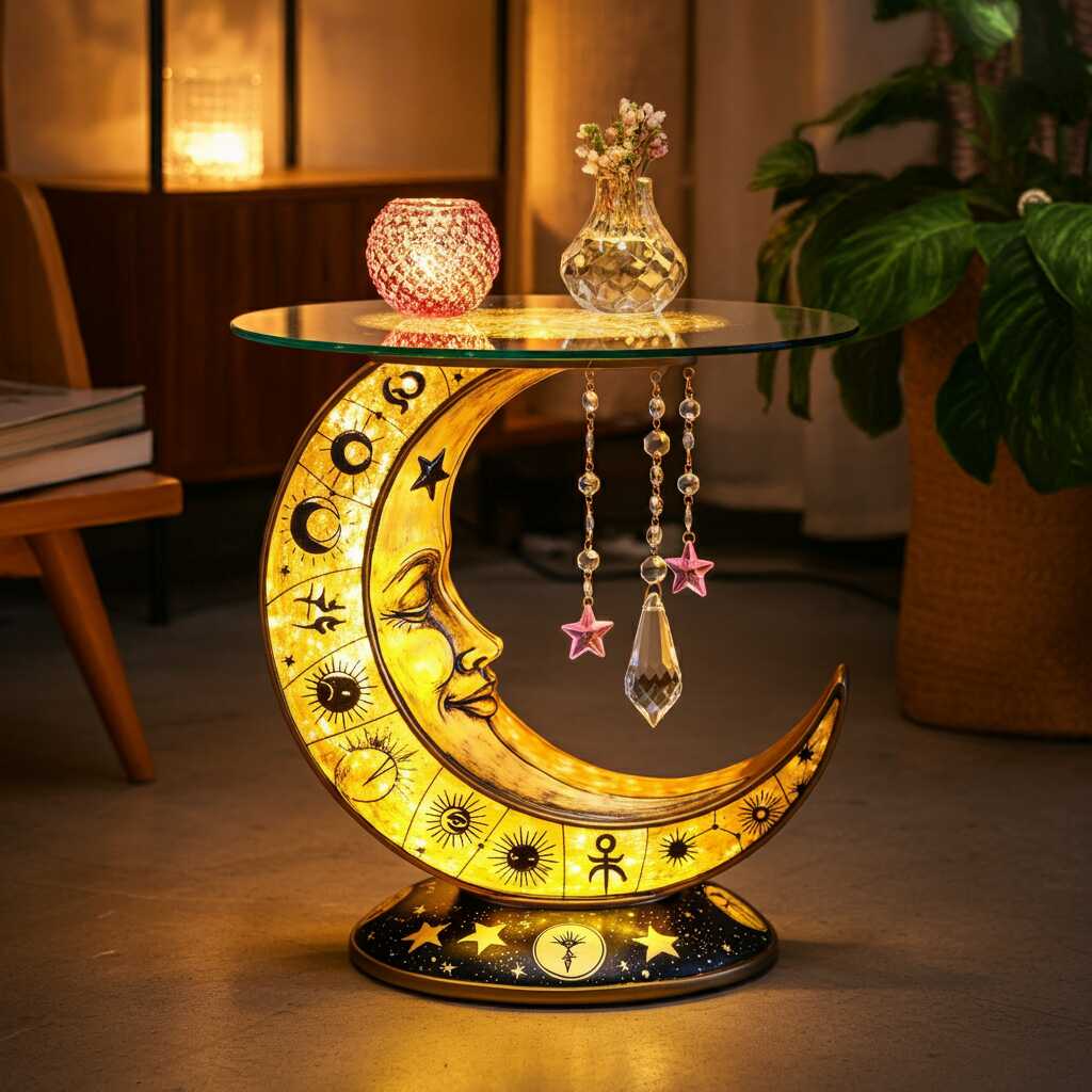 Information about the famous person Add a Touch of Magic to Your Space with a Witch Moon Coffee Table