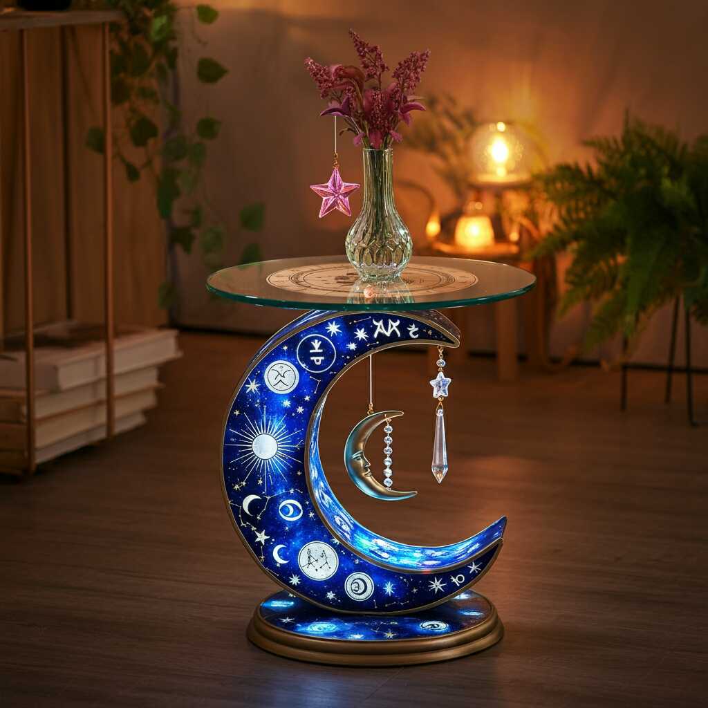 Information about the famous person Add a Touch of Magic to Your Space with a Witch Moon Coffee Table