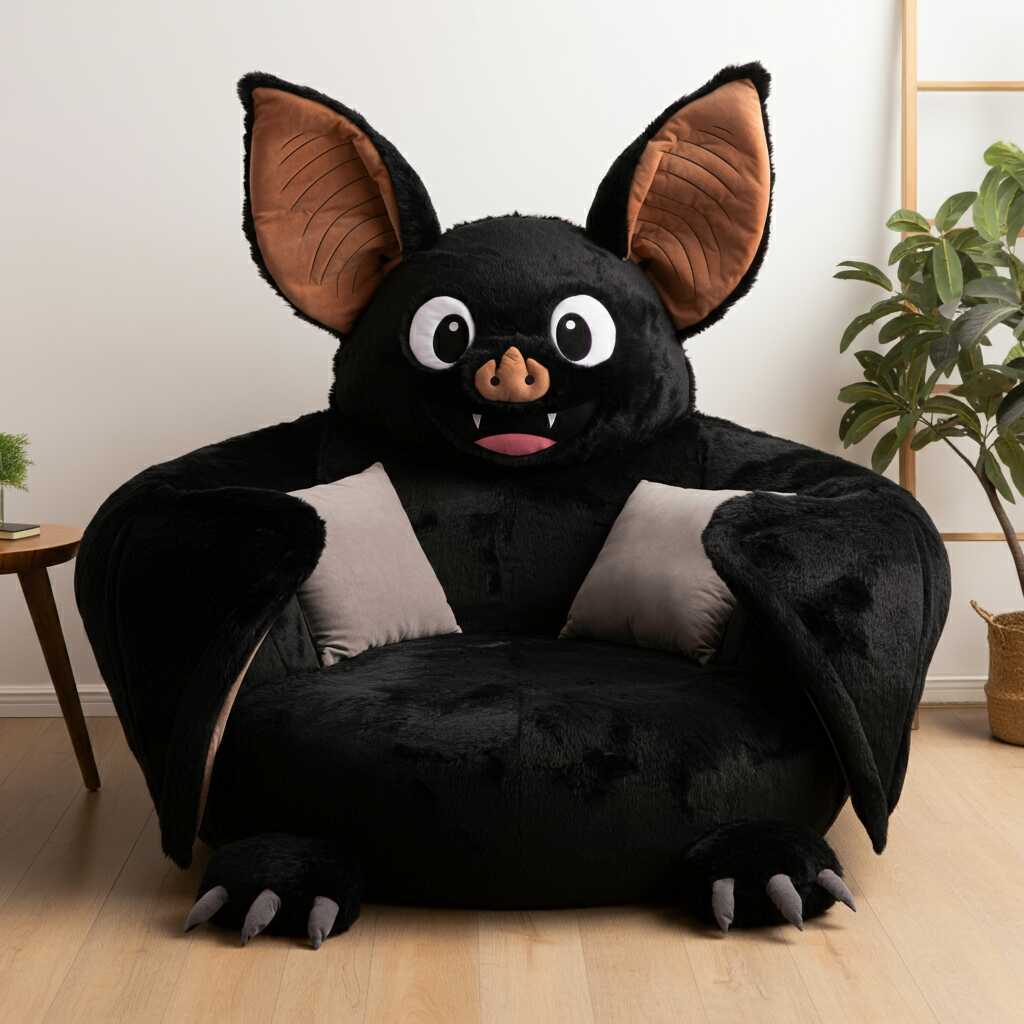 Information about the famous person Add a Bold Touch to Your Space with Cozy Bat Inspired Loungers