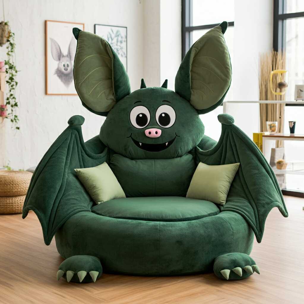 Information about the famous person Add a Bold Touch to Your Space with Cozy Bat Inspired Loungers