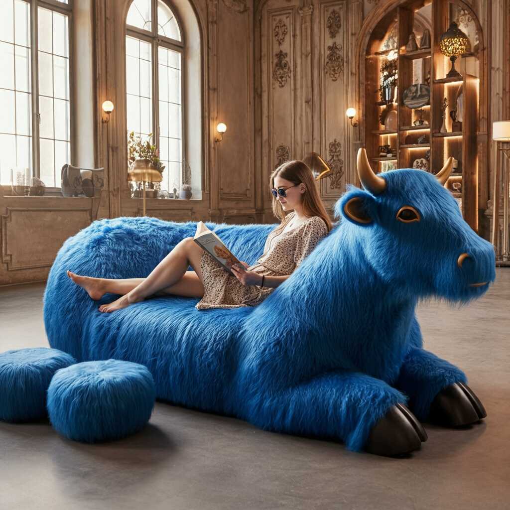 Information about the famous person Add Whimsy to Your Home with These Unique Cow Shaped Loungers