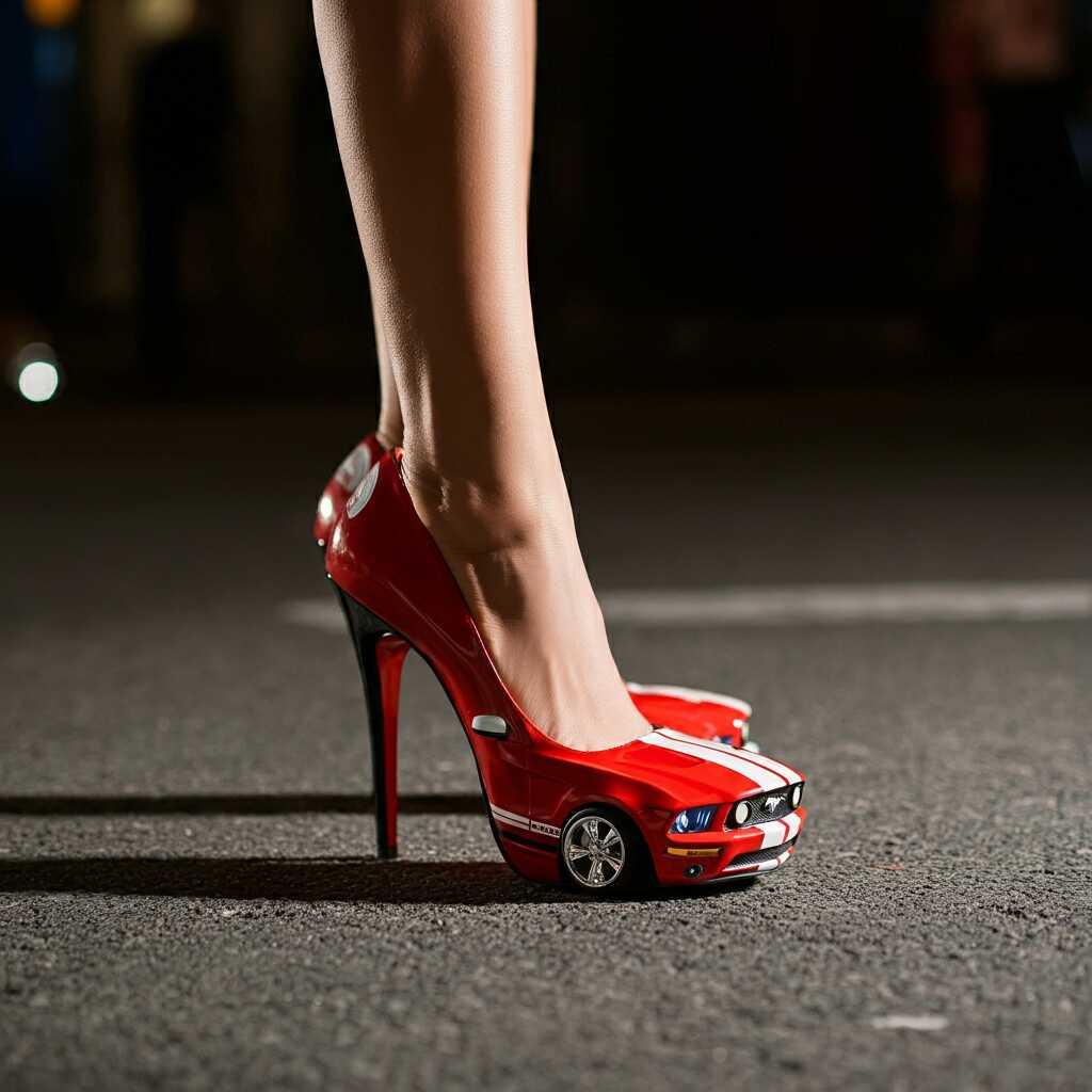 Information about the famous person Make a Statement with Unique and Bold Mustang Shaped High Heels