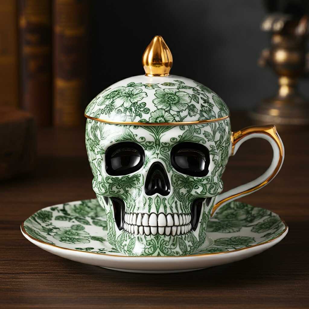 Information about the famous person Add an Edgy Touch to Your Tea Time with a Skull Shaped Teacup